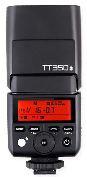 Godox TT350S Compact flash Black camera flash