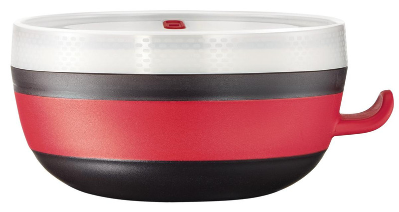 Tefal Quick range Ingenio K20501 1.25l Rund Keramik, Kunststoff Schwarz, Rot, Weiß Speiseschüssel