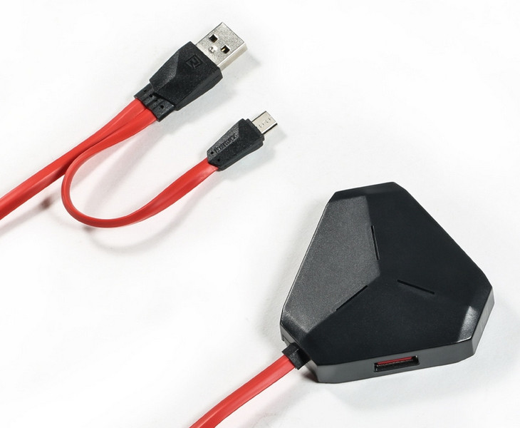Remax RU-U3 USB 2.0 480Mbit/s Schwarz, Rot