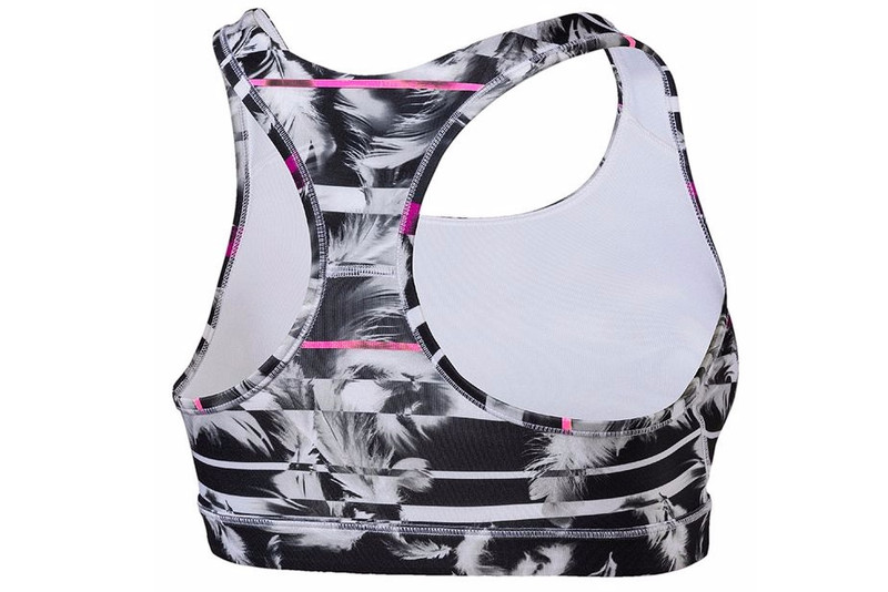 PUMA PWRSHAPE Forever Graphic Bra L Спортивный Wirefree Черный, Розовый, Белый бюстгальтер