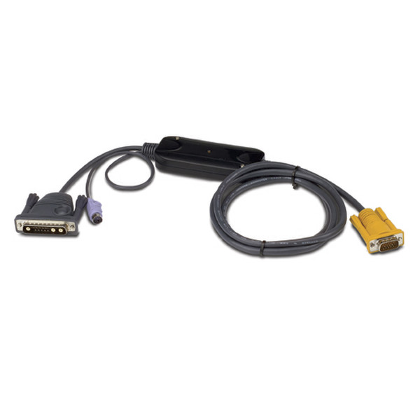 APC KVM SUN Cable 13W3 - 25 ft (7.6 m) 7.62m Schwarz Tastatur/Video/Maus (KVM)-Kabel