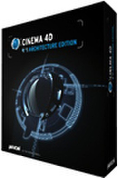 Maxon Cinema 4D R11.5 ''Architecture Edition'' + AR3, S&T, Architecture Extension Kit Vollversion DVD, Win/Mac, DE