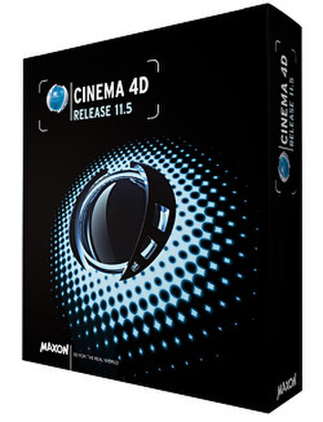 Maxon Cinema 4D R11.5 ''Studio Bundle'' + 8 Module - AR3, MC3.1, NETU, TP, DY, S&T, Hair, MoGr2 Vollversion DVD, Win/Mac, DE