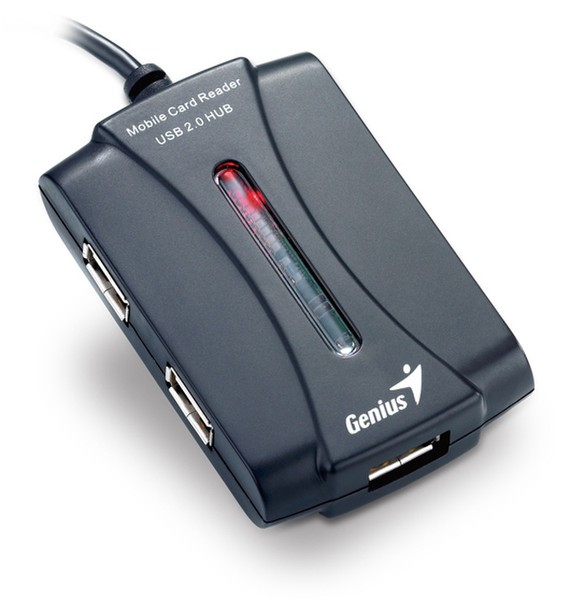 Genius CR-903U USB 2.0 Черный устройство для чтения карт флэш-памяти
