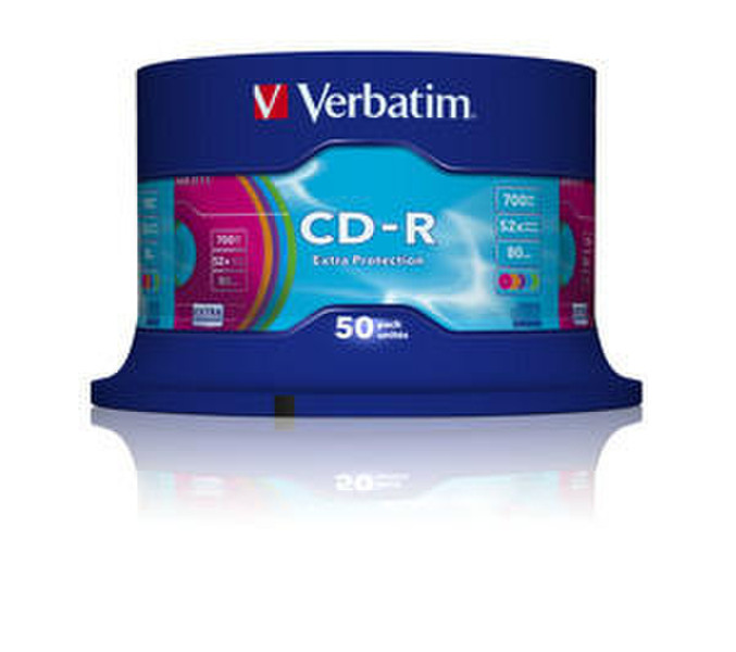 Verbatim CD-R Extra Protection Colours CD-R 700MB 50pc(s)