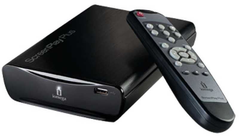 Iomega ScreenPlay 34434, Plus HD Media Player 2.0 1000GB Schwarz Externe Festplatte