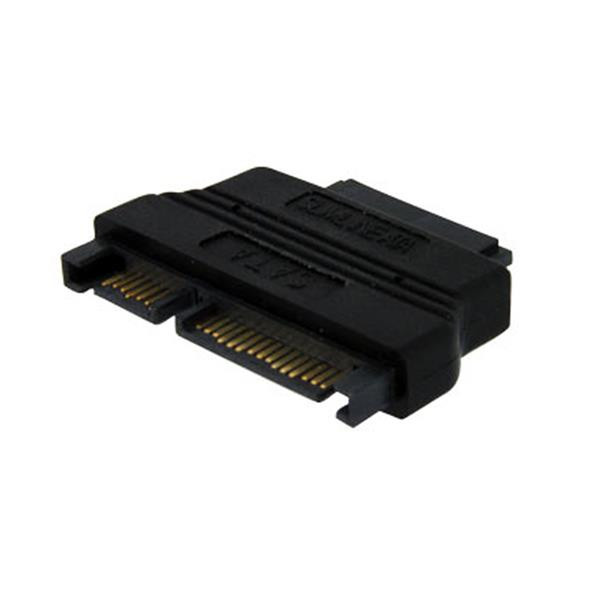 StarTech.com Slimline SATA / SATA Adapter + Power 13-pin Slimline SATA FM 22-pin SATA M кабельный разъем/переходник