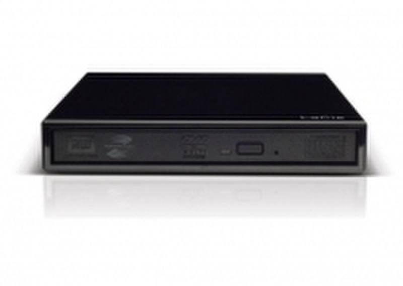 LaCie Portable DVD±RW, USB 2.0, 8x Schwarz Optisches Laufwerk