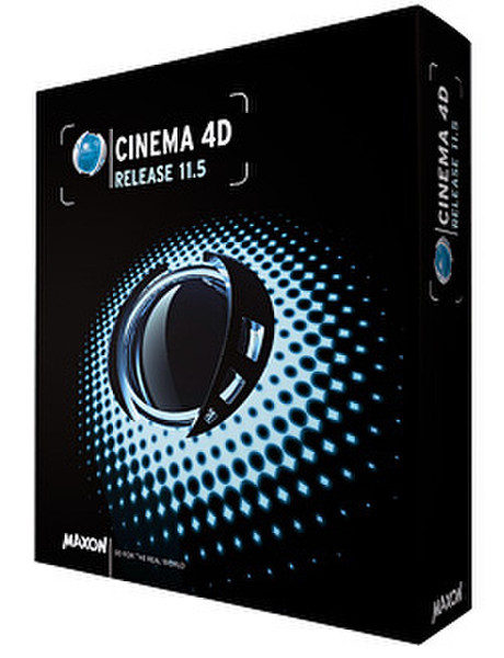 Maxon Cinema 4D R11.5 + BodyPaint 3D 4.5 Update f/ R10.x DVD, Win/Mac, DE