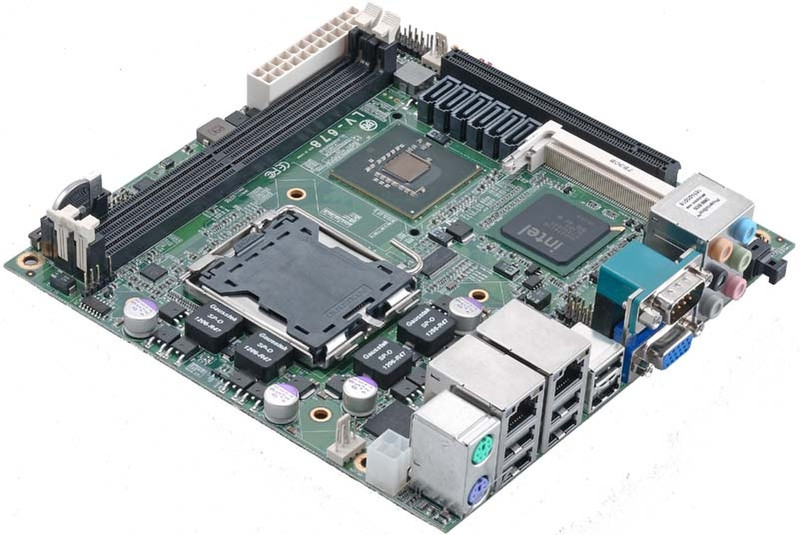 Commell Intel Core 2 Quad / Core 2 Duo Desktop Mini-ITXexpress MB Socket T (LGA 775) Mini ITX материнская плата