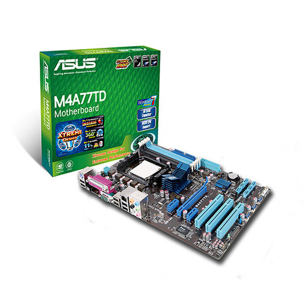 ASUS M4A77TD AMD 770 Socket AM3 ATX motherboard