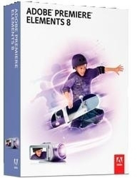 Adobe Creative Suite Premiere Elements 8.0, Win, DVD, Retail, NL