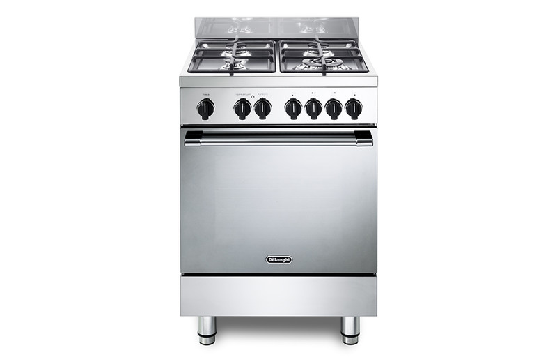 DeLonghi GEMMA 66 M Freestanding cooker Gas hob A Stainless steel cooker