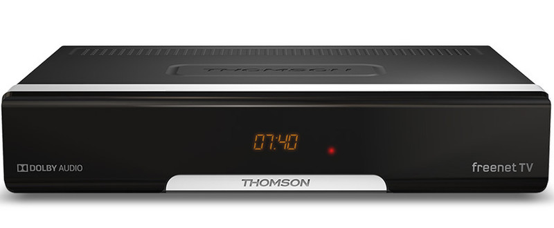 Thomson THT740 Terrestrial Черный приставка для телевизора