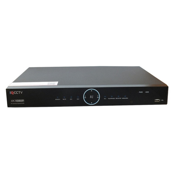 IQCCTV IQR1080D16H Schwarz Digitaler Videorekorder (DVR)