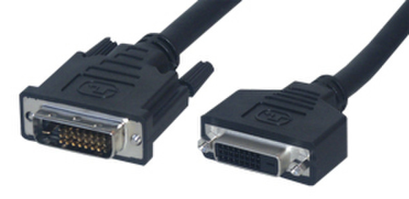 MCL Rallonge DVI-D 3m DVI-D DVI-D Black DVI cable