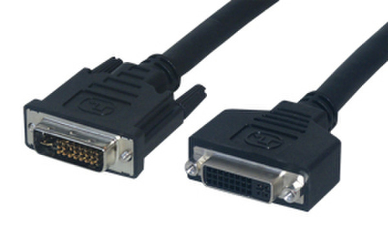 MCL Rallonge DVI-I 20м DVI-I DVI-I Черный DVI кабель