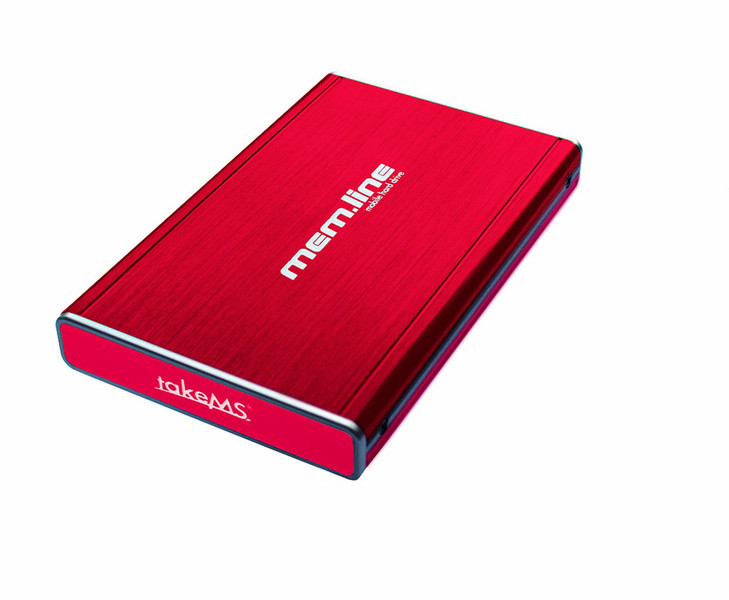 takeMS mem.line 2.5 2.0 250GB Red external hard drive