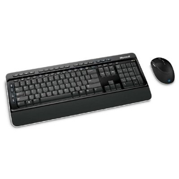 Microsoft Wireless Desktop 3000 RF Wireless Black keyboard