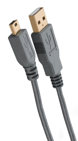 Netgear USMG2 2м USB A Mini-USB B Серый кабель USB