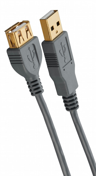 Netgear USB 2.0 Cable: USB extention cable 3m Black USB cable