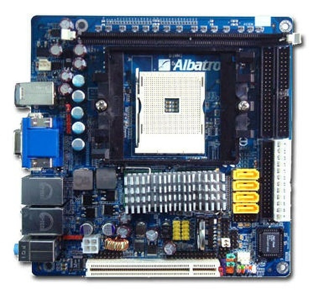 Albatron KI51PV-754 Разъем 754 Mini ITX материнская плата