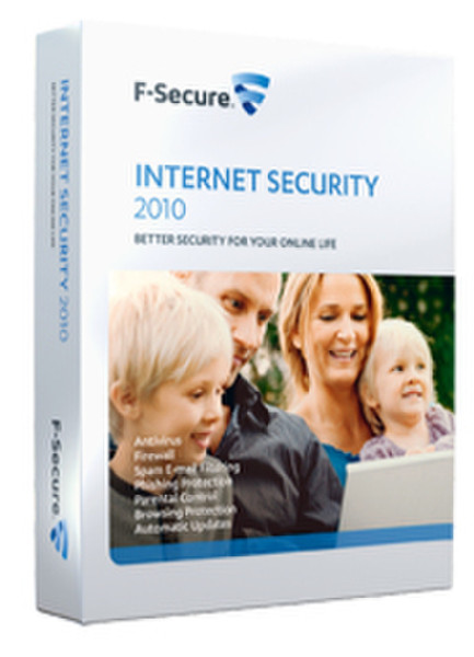 F-SECURE Internet Security 2010, 1 year Support and Maintenance