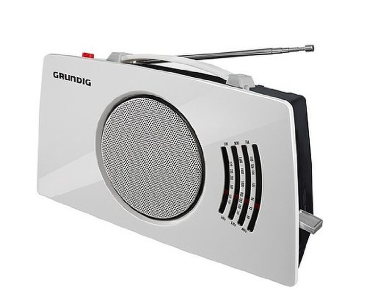 Grundig RP 4900 Портативный Черный, Белый радиоприемник