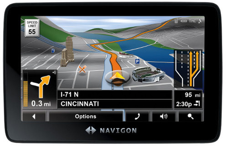 Navigon 6310 Fixed 4.3Zoll Touchscreen 170g Schwarz Navigationssystem