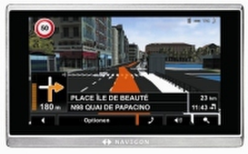 Navigon 8450 Fixed 5Zoll Touchscreen 225g Navigationssystem
