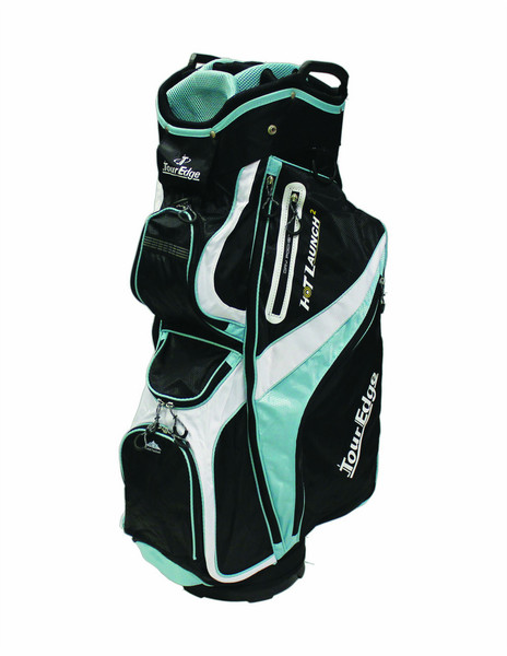 Tour Edge Golf Hot Launch 2 Cart Bags Black,Turquoise,White golf bag