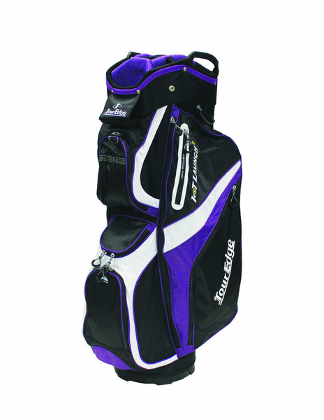 Tour Edge Golf Hot Launch 2 Cart Bags Black,Purple,White golf bag