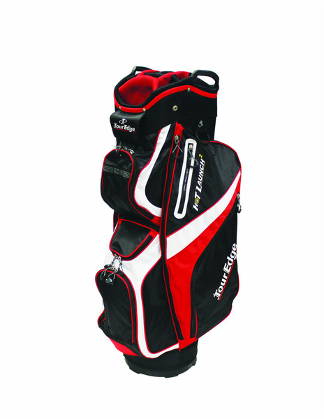 Tour Edge Golf Hot Launch 2 Cart Bags Black,Red,White golf bag