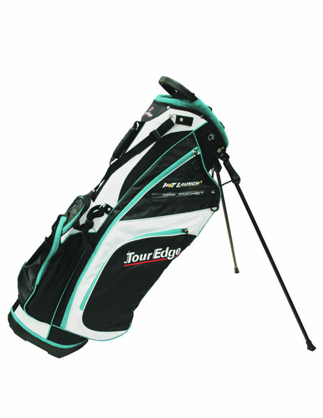 Tour Edge Golf Hot Launch 2 Stand Bag Bkwhblu UBAHISB06 Black,Turquoise,White golf bag