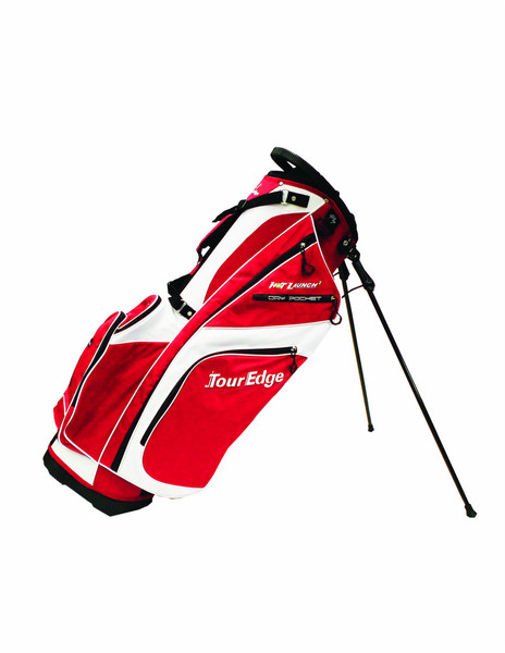 Tour Edge Golf Hot Launch 2 Stand Bags Rot, Weiß Golftasche