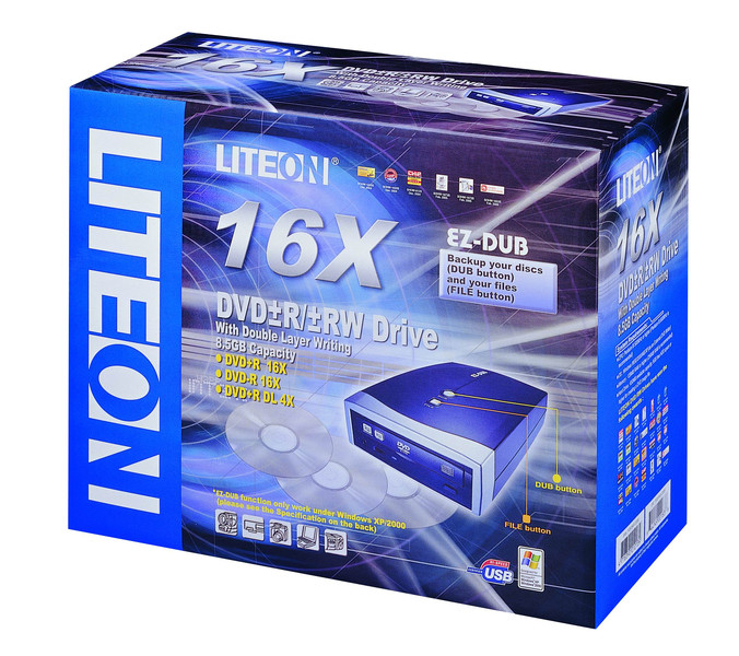 Lite-On External EZ-DUB 16x DVD-Dual Drive оптический привод