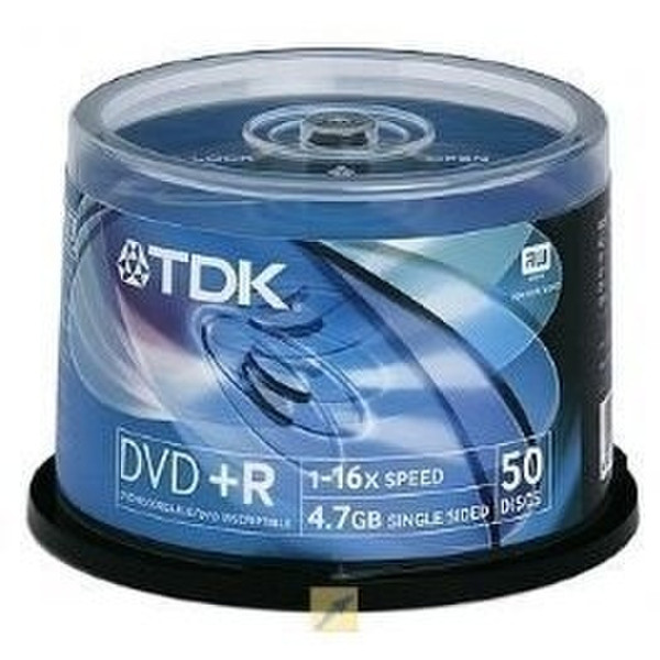 TDK DVD+R 16x Printable 50-pack 4.7GB DVD+R 50pc(s)