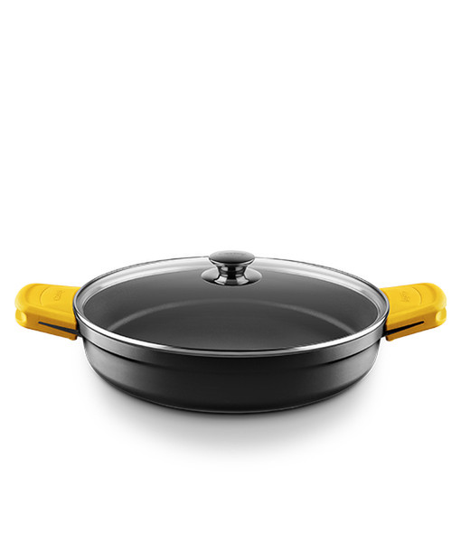 Castey R30 4.25L Round Black saucepan