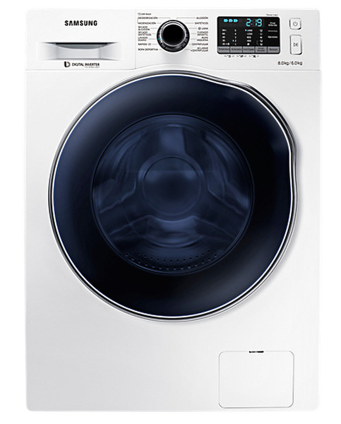 Samsung WD80J5430AW Freestanding Front-load B White washer dryer