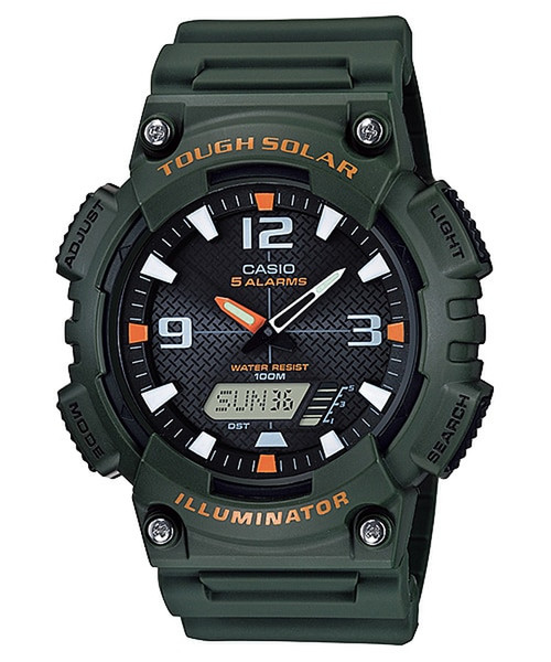 Casio AQ-S810W-3AV Наручные часы Tough Solar Зеленый наручные часы