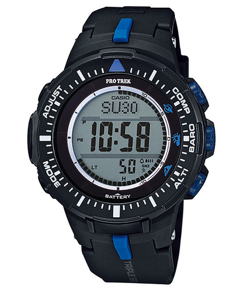 Casio PRG-300-1A2 Armbanduhr Hart Solar Schwarz, Blau, Weiß Uhr