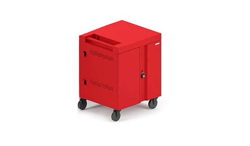 Bretford TVC32 Portable device management cart Красный