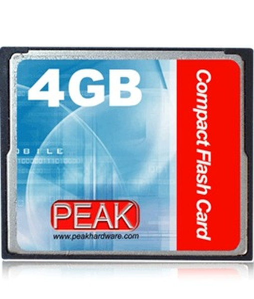 PEAK CompactFlash Card 4GB 4GB Kompaktflash Speicherkarte