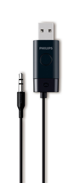 Philips SHB1900/10 3,5 мм 10м Черный Bluetooth аудио передатчик