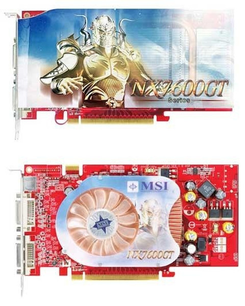 MSI NX7600GT-VT2D256E GDDR3 видеокарта