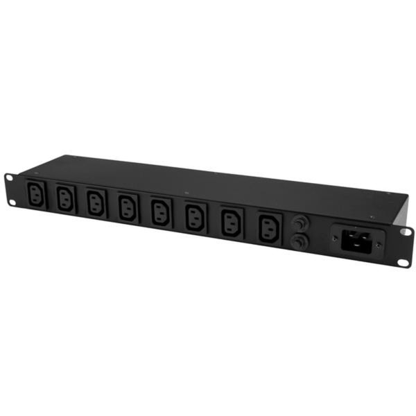 StarTech.com 8-Port Rack-Mount PDU with C13 Outlets - 16 A - 10 ft. Power Cord (NEMA5-20p) - 1U
