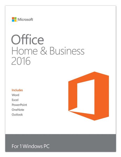 Microsoft Office Home & Business 2016, 10 PC Public Key Certificate (PKC) 10user(s) German