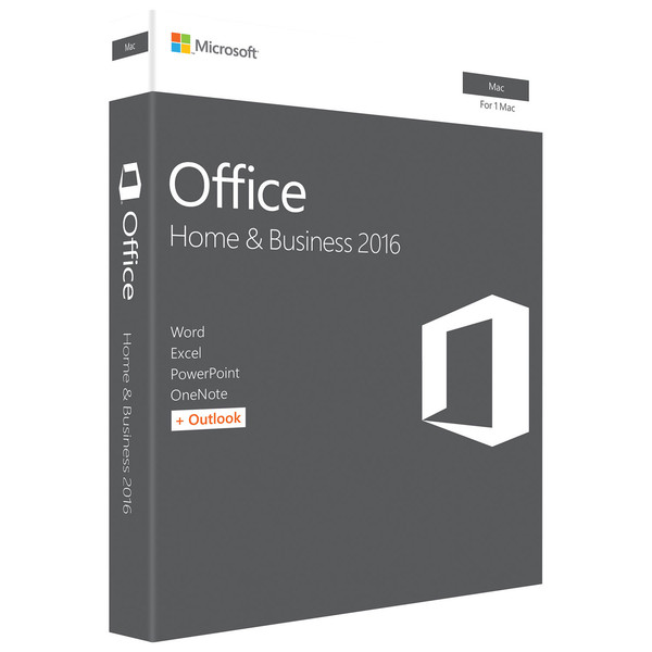 Microsoft Office Home & Business 2016 f/ Mac, 10 PC 10user(s) English