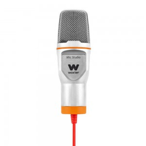 Woxter Mic-Studio Studio microphone Проводная Оранжевый, Белый