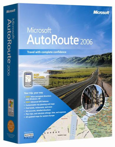 Microsoft AutoRoute Euro 2006 Disk Kit MVL